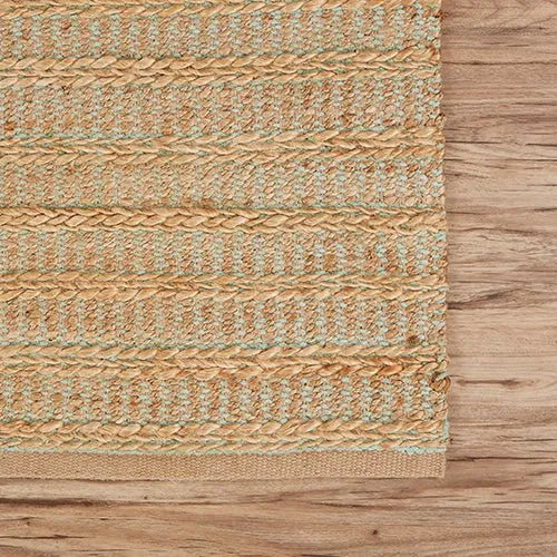 Natural 03317SEF Seafoam Rug - Rug & Home