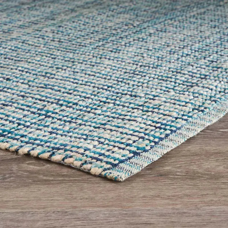 Natural 81433BIL Bleach/Ivory Blue Rug