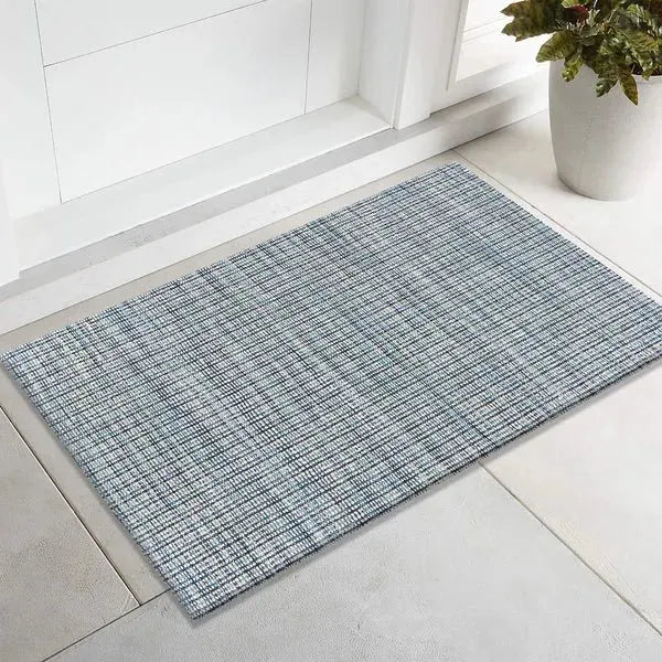 Natural 81433BIL Bleach/Ivory Blue Rug