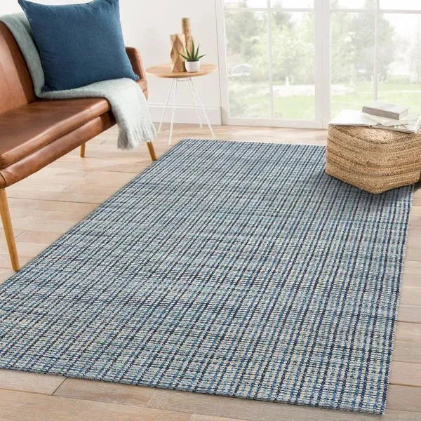 Natural 81433BIL Bleach/Ivory Blue Rug