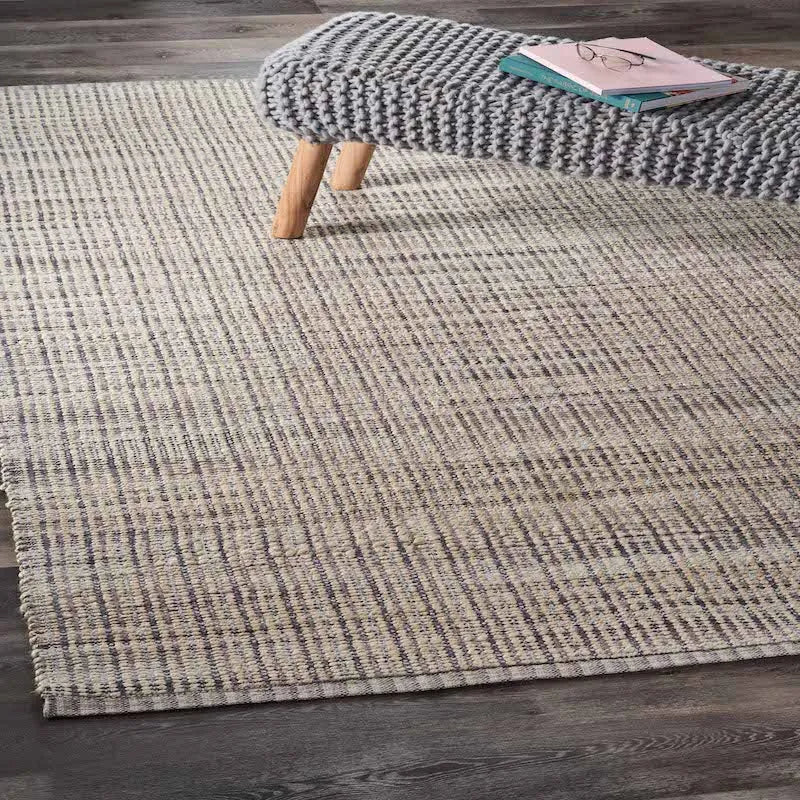 Natural 81434BHG Bleach/Grey Rug - Rug & Home