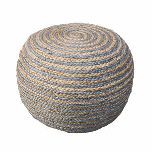 Natural Braided LR99702 Pouf - Rug & Home