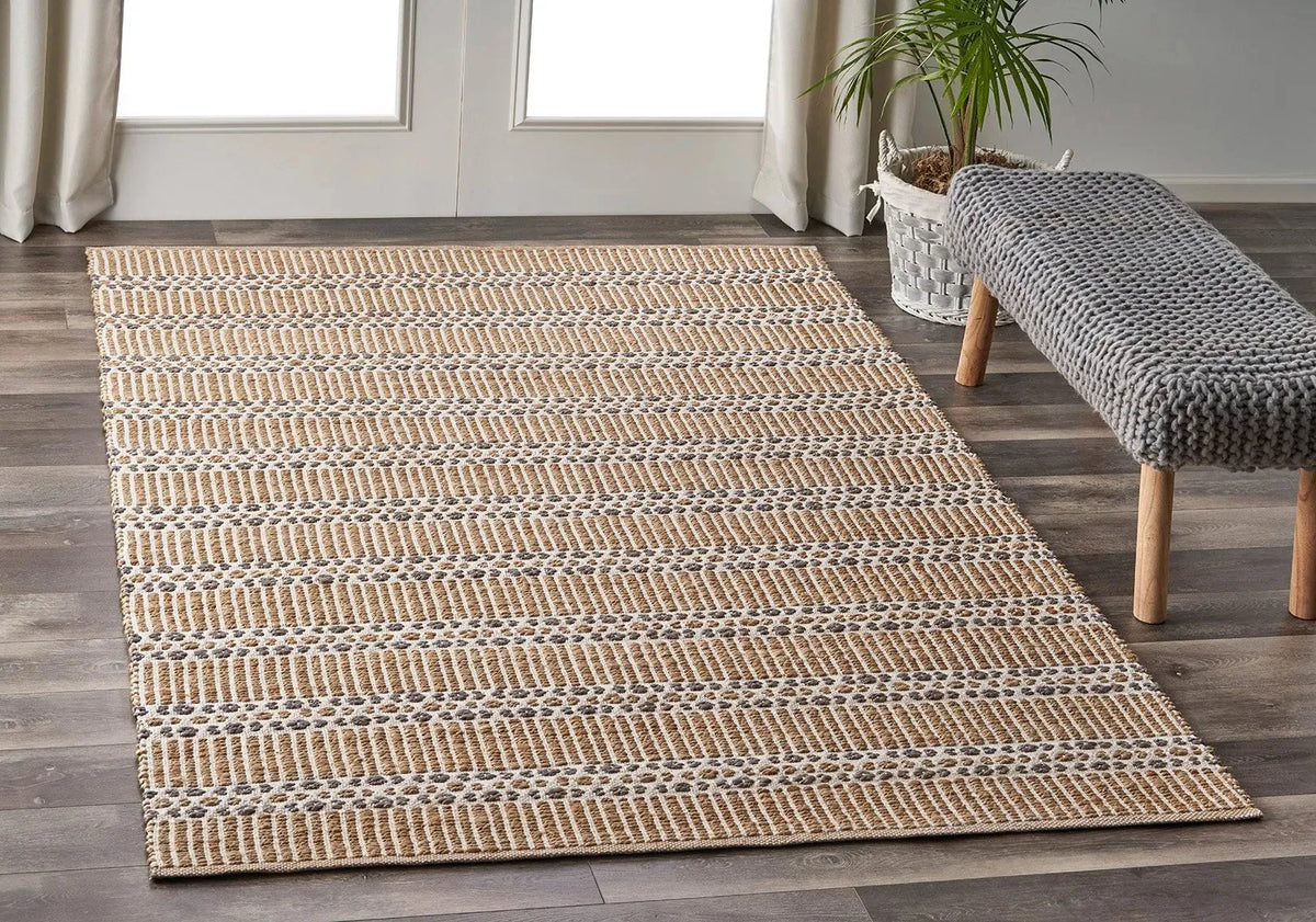 Natural Fiber LR03376 Natural/Gray Rug