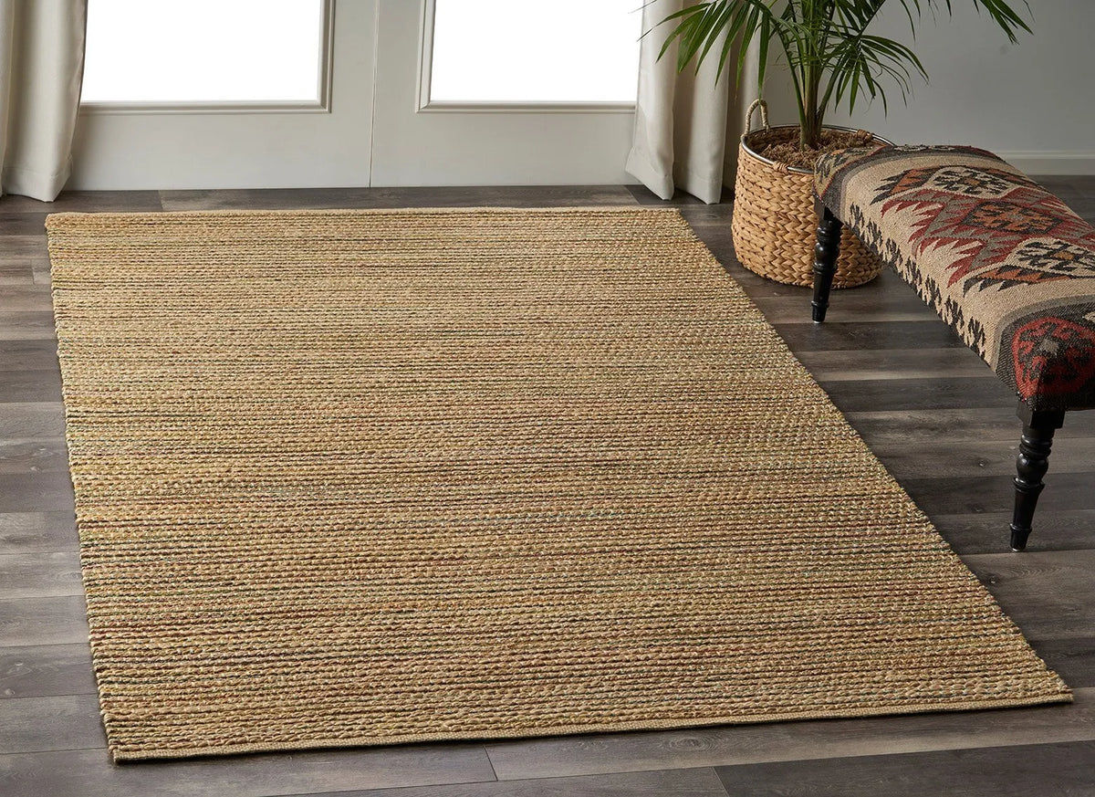 Natural Fiber LR03377 Natural/Multi Rug - Rug & Home