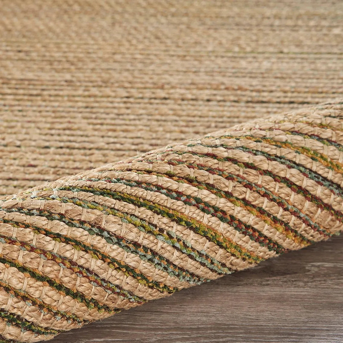 Natural Fiber LR03377 Natural/Multi Rug - Rug & Home