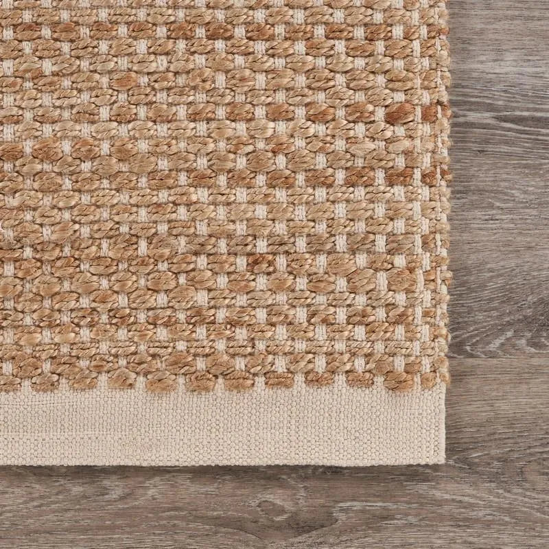 Natural Fiber Lr03386 Tan/Off-White Rug - Rug & Home