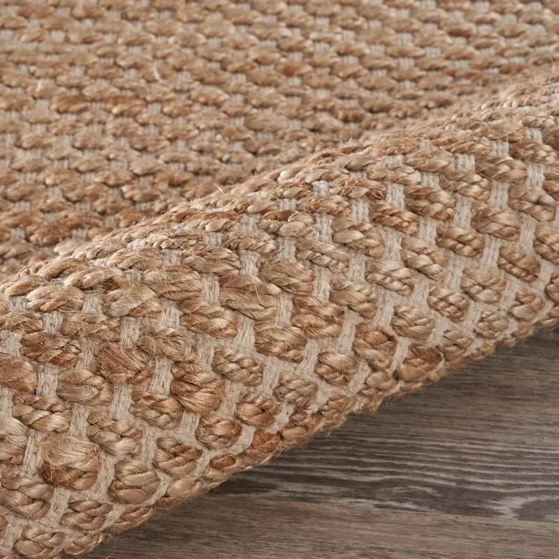 Natural Fiber Lr03386 Tan/Off-White Rug - Rug & Home