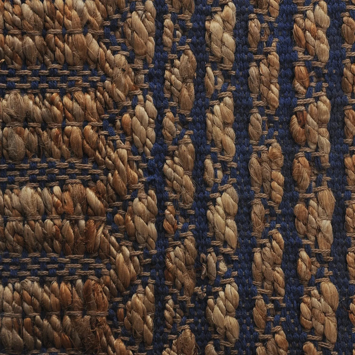 Natural Fiber Lr03388 Tan/Blue Rug