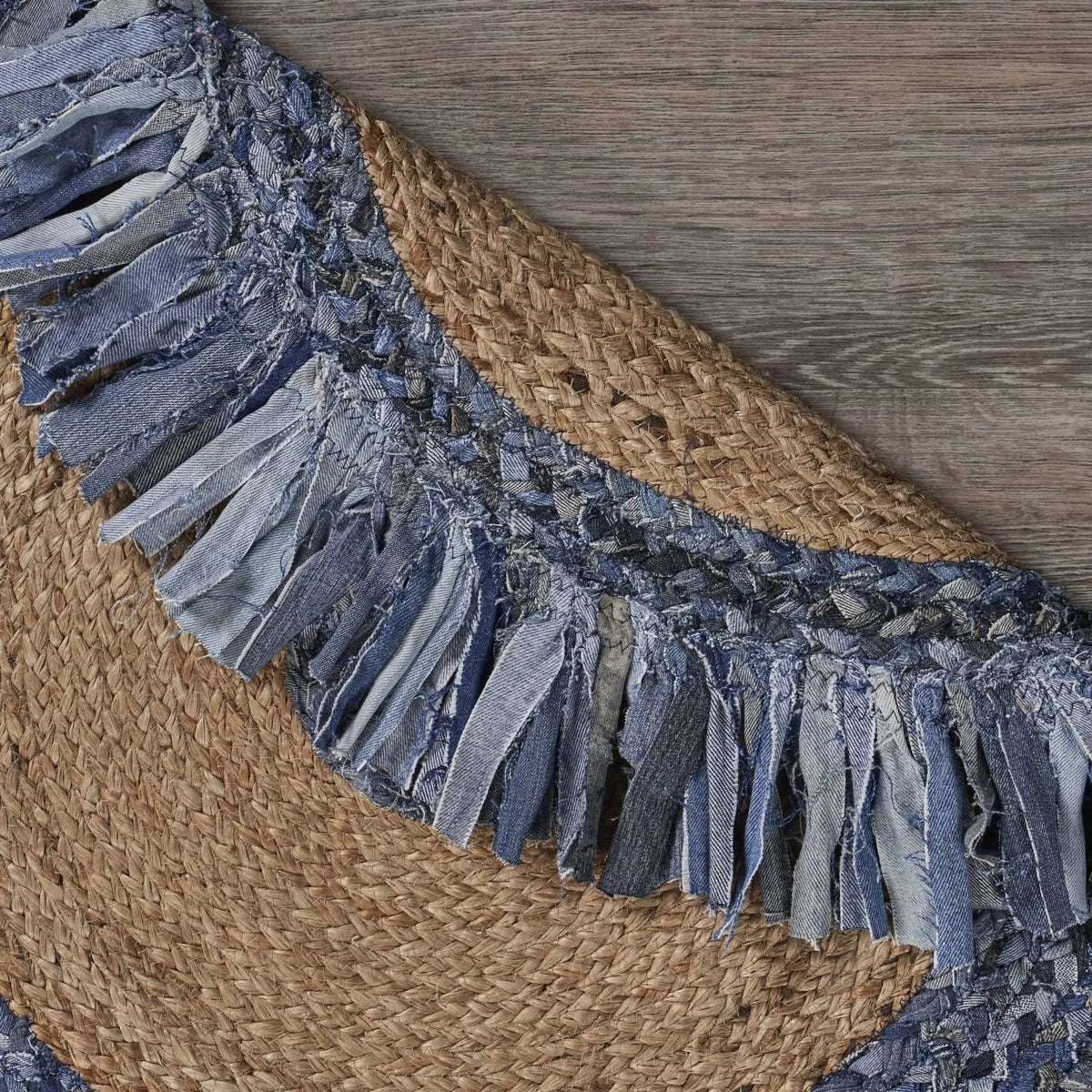 Natural Jute Lr03380 Denim Blue/Natural Rug