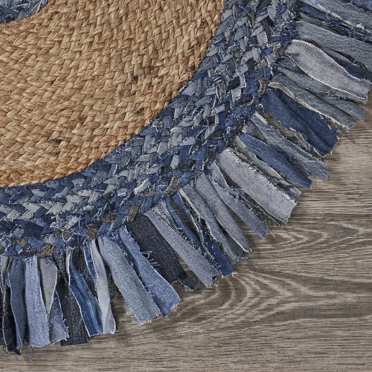 Natural Jute Lr03380 Denim Blue/Natural Rug