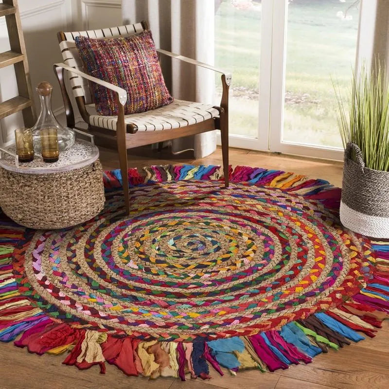 Natural Jute Lr03382 Multi/Natural Rug - Rug & Home