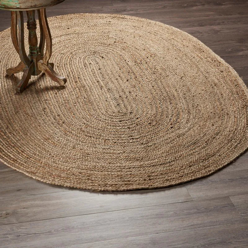 Natural Jute LR12036 Natural / Gray Rug - Rug & Home