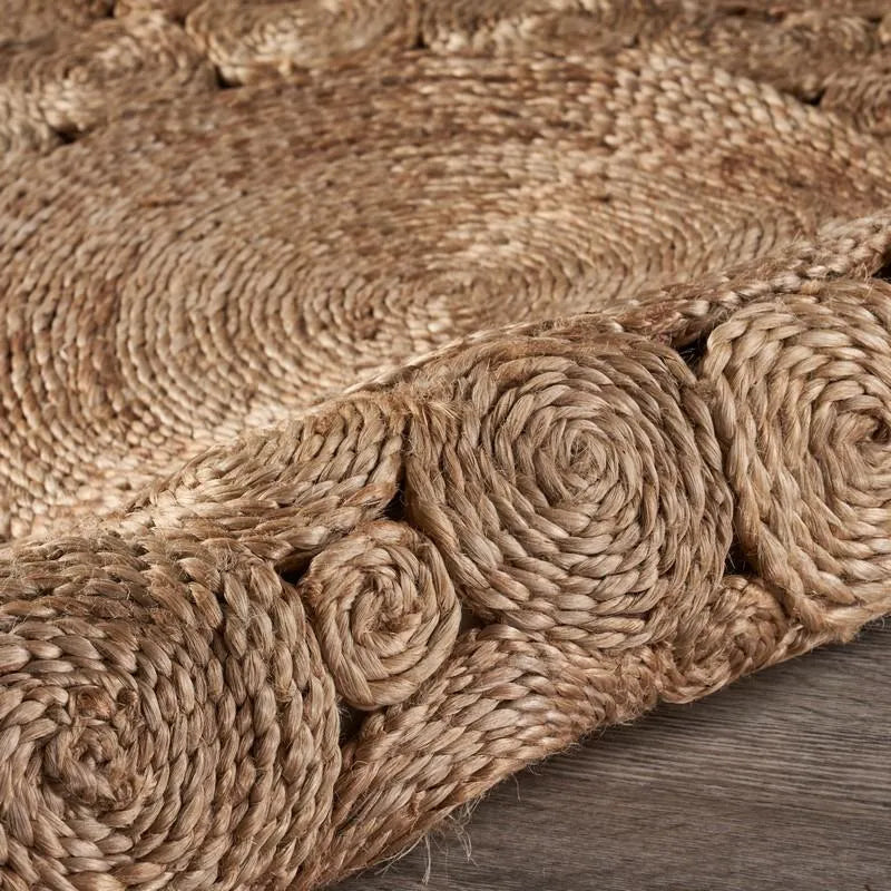 Natural Jute Lr12043 Natural Rug - Rug & Home