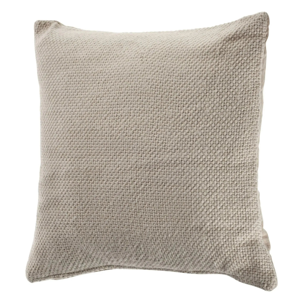 Natural Light Cream Solid LR07470 Throw Pillow