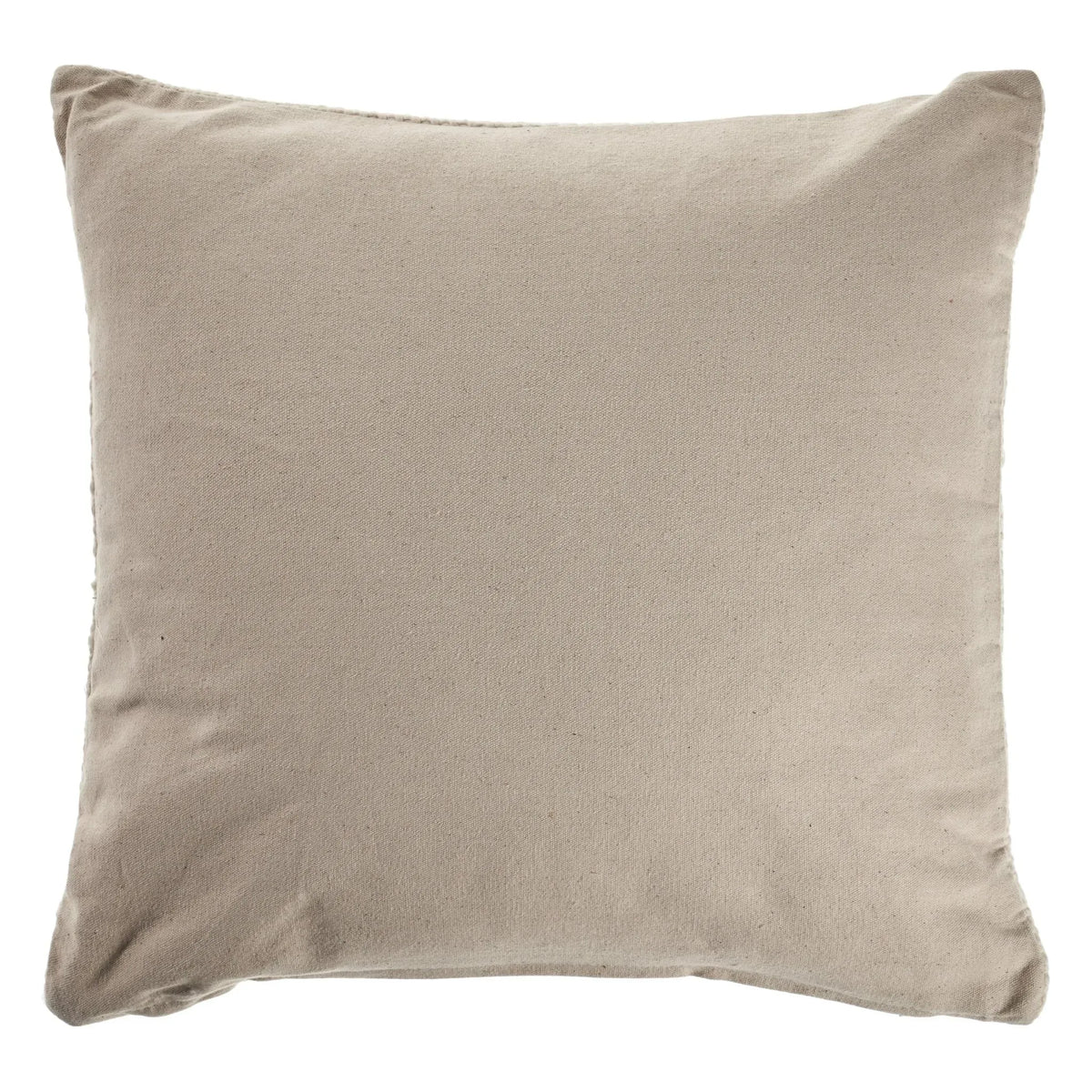 Natural Light Cream Solid LR07470 Throw Pillow