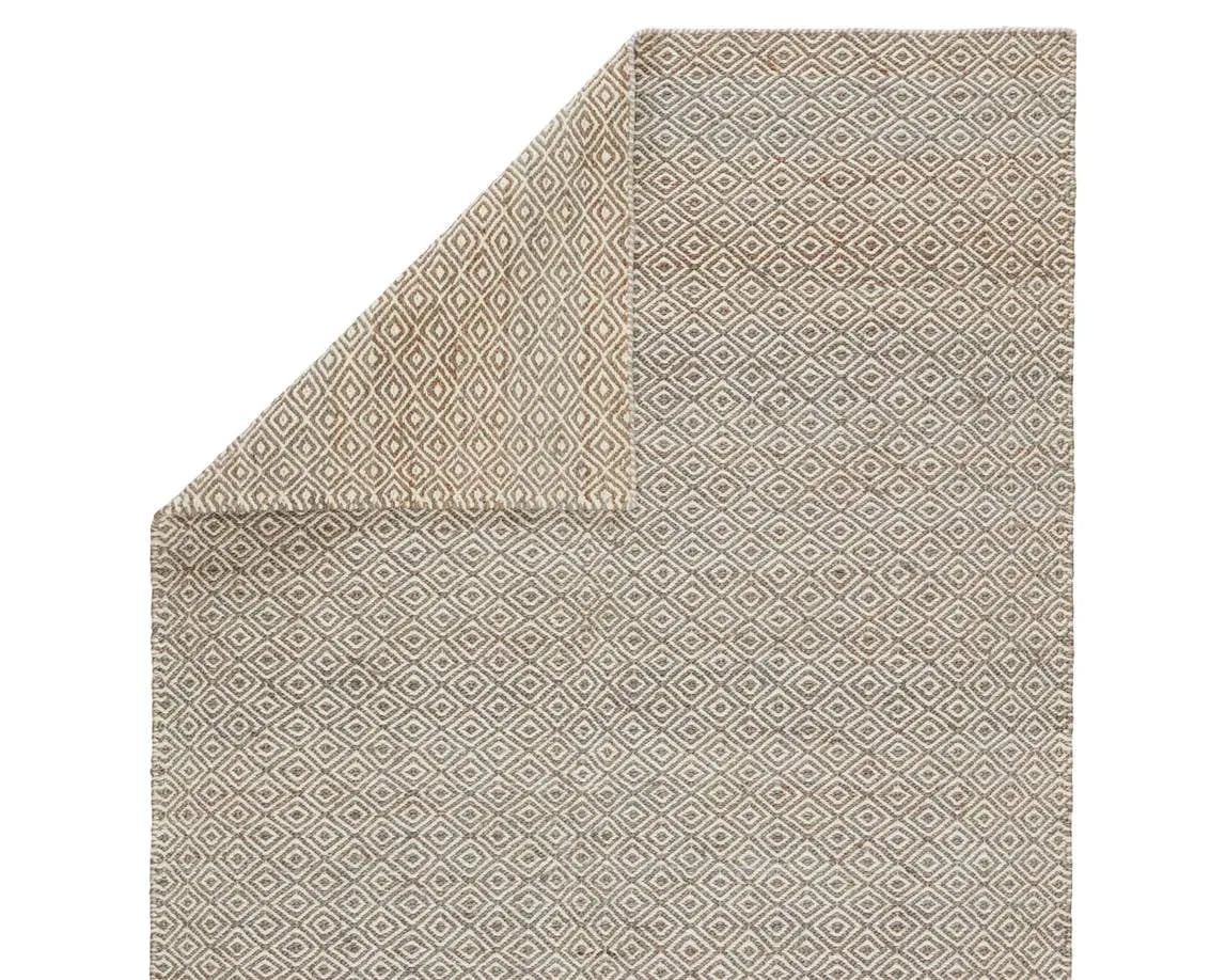 Naturals Ambary AMB02 Wales White / Medium Gray Rug
