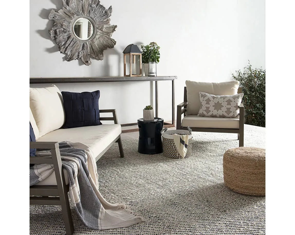 Naturals Tobago NAT30 Almand White / Gray Rug