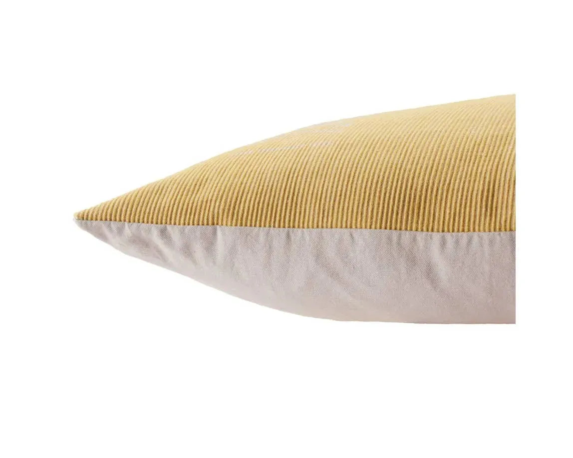 Navida NAD03 Yellow/Light Taupe Pillow