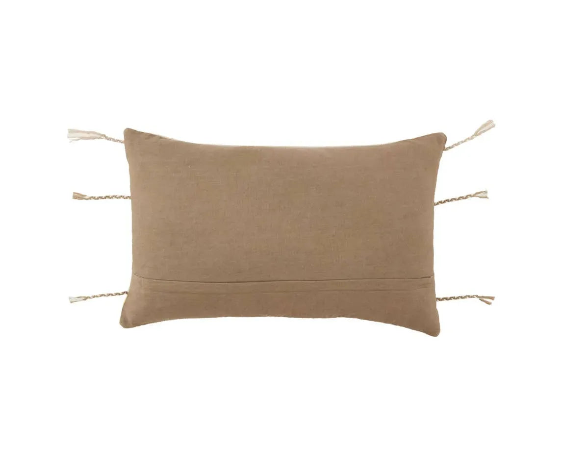 Navida NAD04 Yellow/Light Taupe Pillow