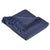 Navy and Off-White LR05291 Throw Blanket - Rug & Home
