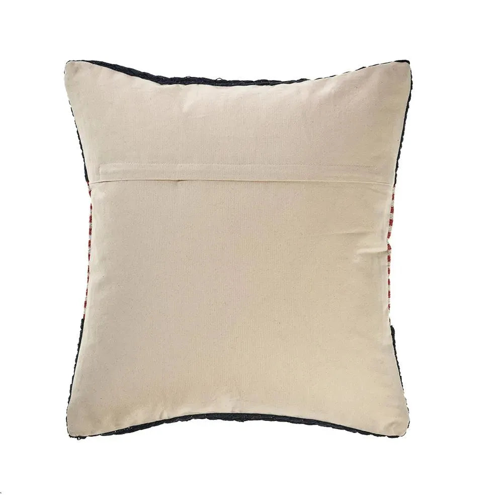 Navy Nautical Striped LR07429 Throw Pillow