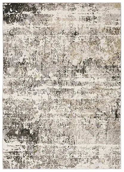 Nebulous 91L Abstract White Rug