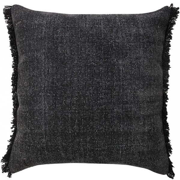 Neera 07833JEB Jet Black Pillow - Rug & Home