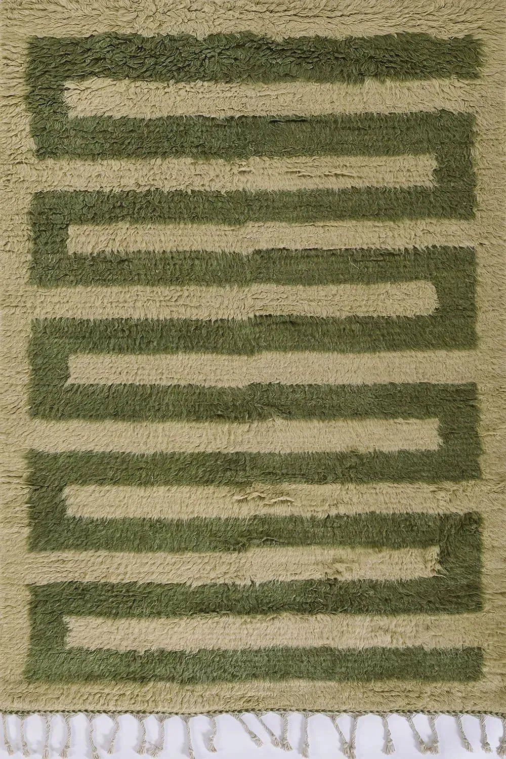 Neo Moroccan NEM-1 Green Rug