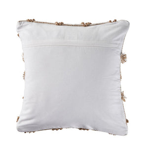 Neutral Soft Pom Pom Geometric  LR07453 Throw Pillow - Rug & Home