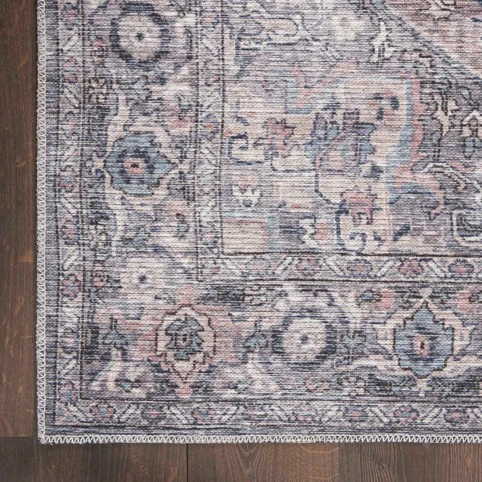 Nicole Curtis Machine Washable Series 1 SR101 Grey Rug - Rug & Home