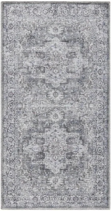 Nicole Curtis Machine Washable Series 1 SR101 Ivory/Grey Rug - Rug & Home