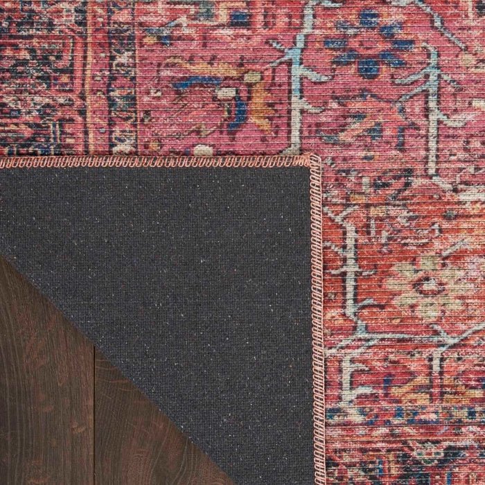 Nicole Curtis Machine Washable Series 1 SR102 Brick Rug - Rug & Home