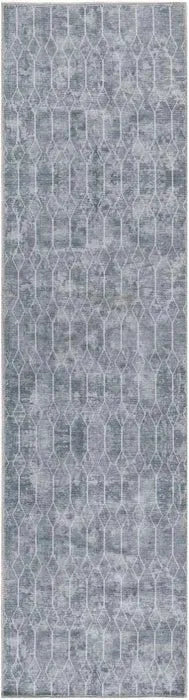 Nicole Curtis Machine Washable Series 1 SR107 Blue/Grey Rug - Rug & Home