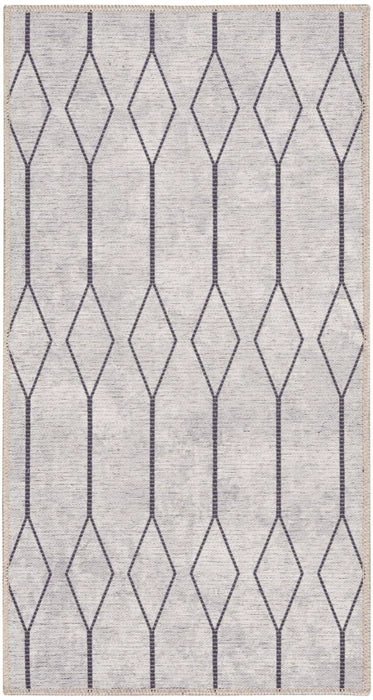 Nicole Curtis Machine Washable Series 1 SR107 Ivory/Grey Rug - Rug & Home