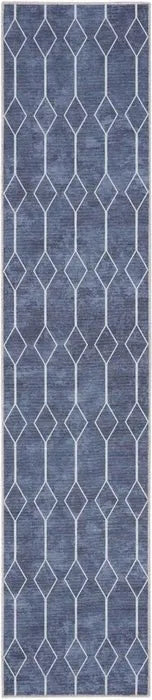 Nicole Curtis Machine Washable Series 1 SR107 Navy Rug - Rug & Home