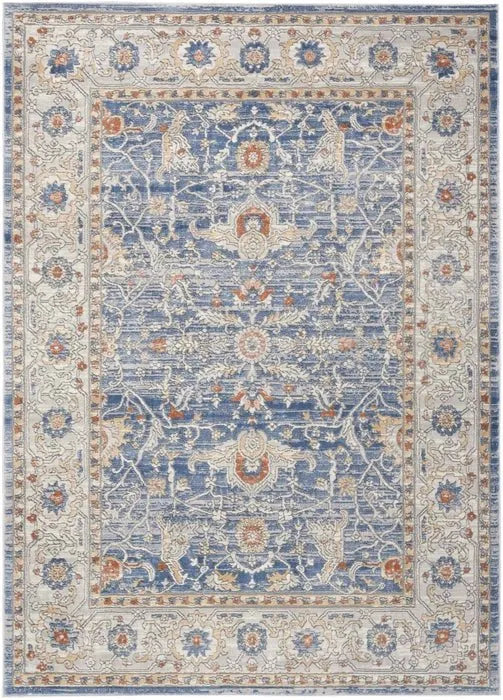 Nicole Curtis Series 4 SR402 Light Blue/Grey Rug - Rug & Home