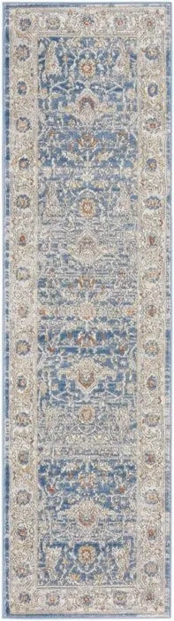 Nicole Curtis Series 4 SR402 Light Blue/Grey Rug - Rug & Home