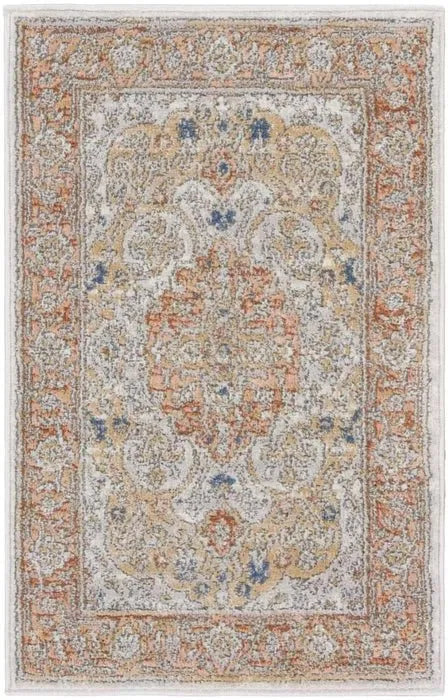 Nicole Curtis Series 4 SR404 Ivory/Multi Rug - Rug & Home