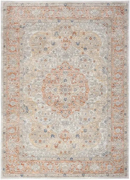 Nicole Curtis Series 4 SR404 Ivory/Multi Rug - Rug & Home