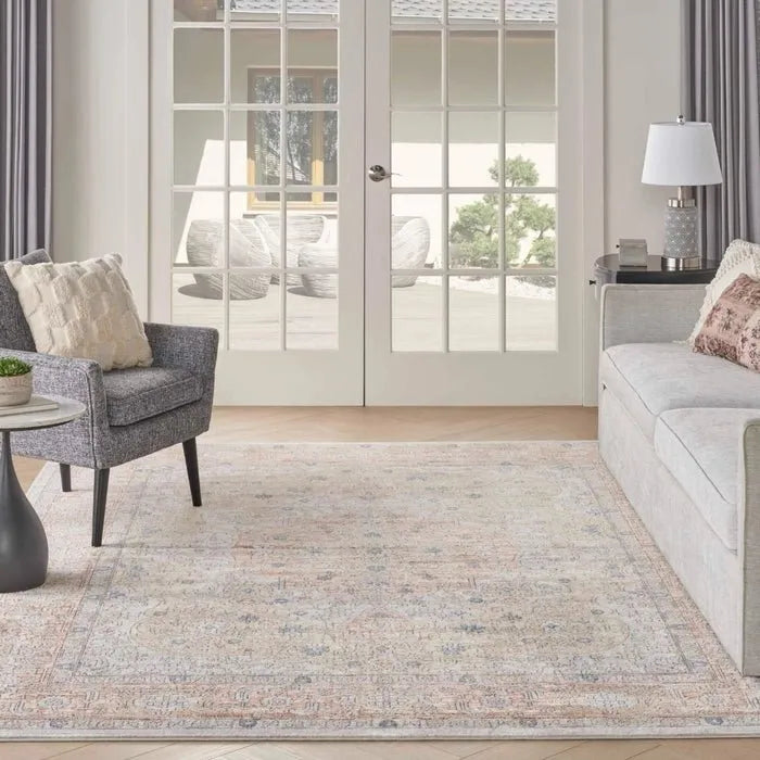 Nicole Curtis Series 4 SR404 Ivory/Multi Rug - Rug & Home