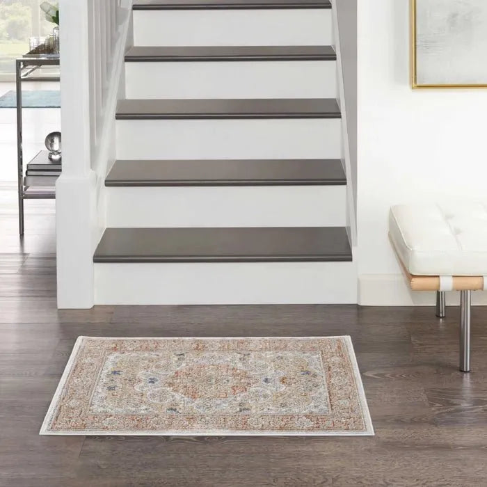 Nicole Curtis Series 4 SR404 Ivory/Multi Rug - Rug & Home