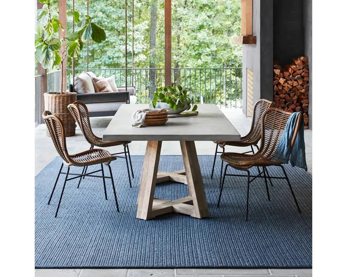 Nirvana Premium NIP02 Iver Blue / Gray Rug