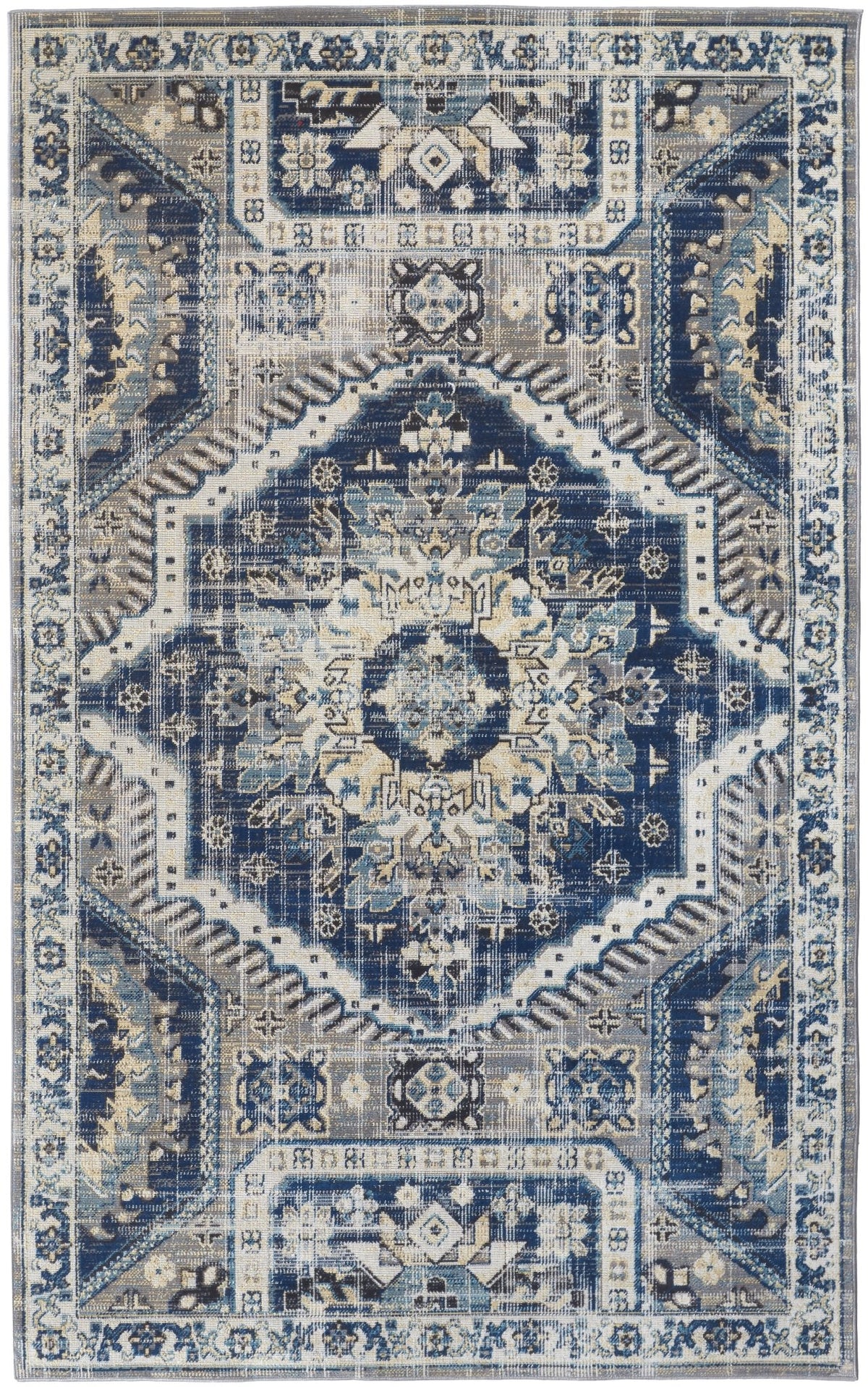 Nolan 39Cdf Blue/Gray Rug - Rug & Home