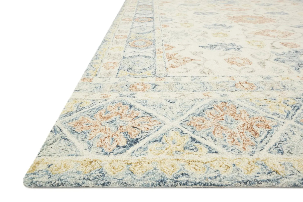 Norabel NOR-01 Ivory / Multi Rug