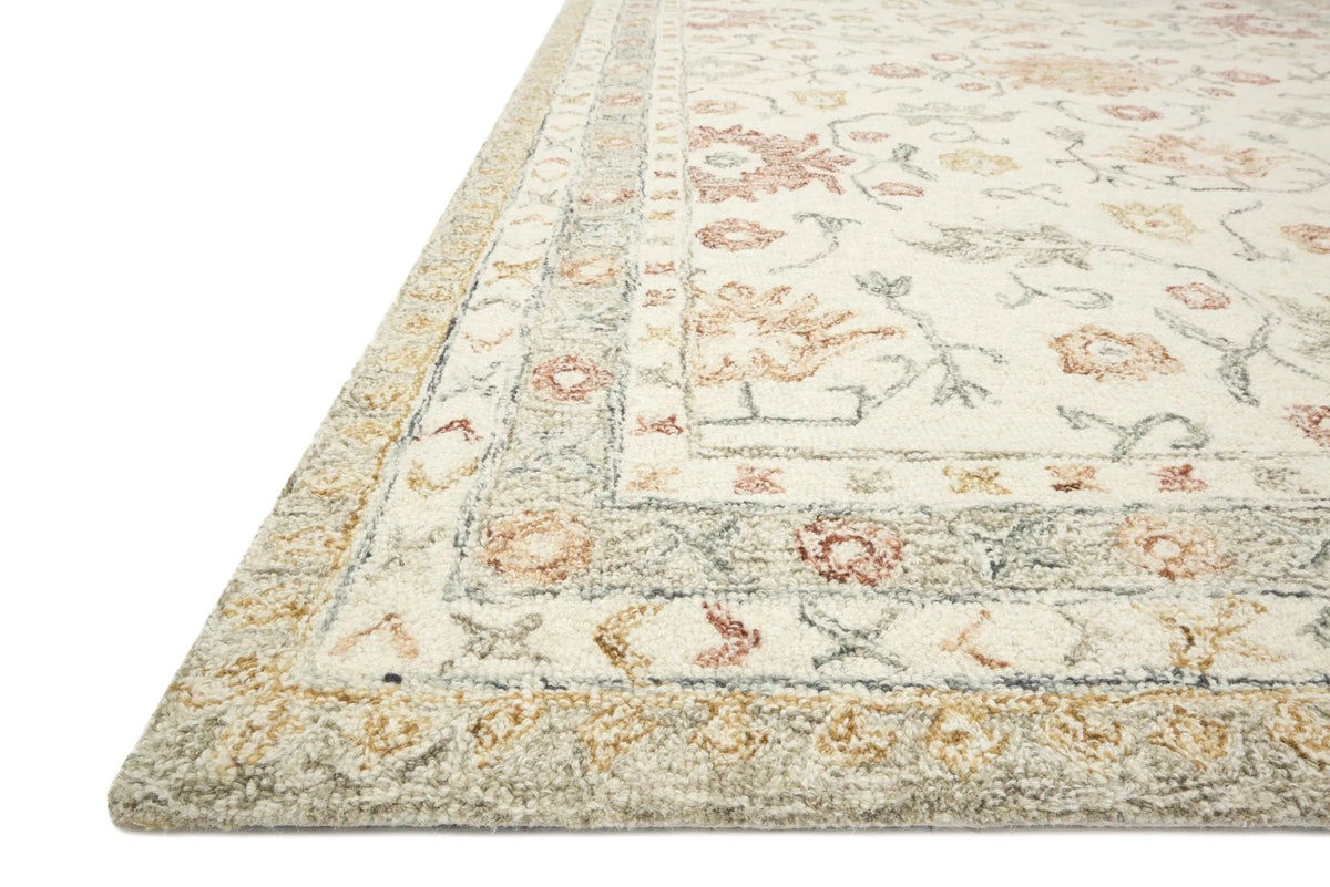 Norabel Nor-03 Ivory/Rust Rug - Rug & Home