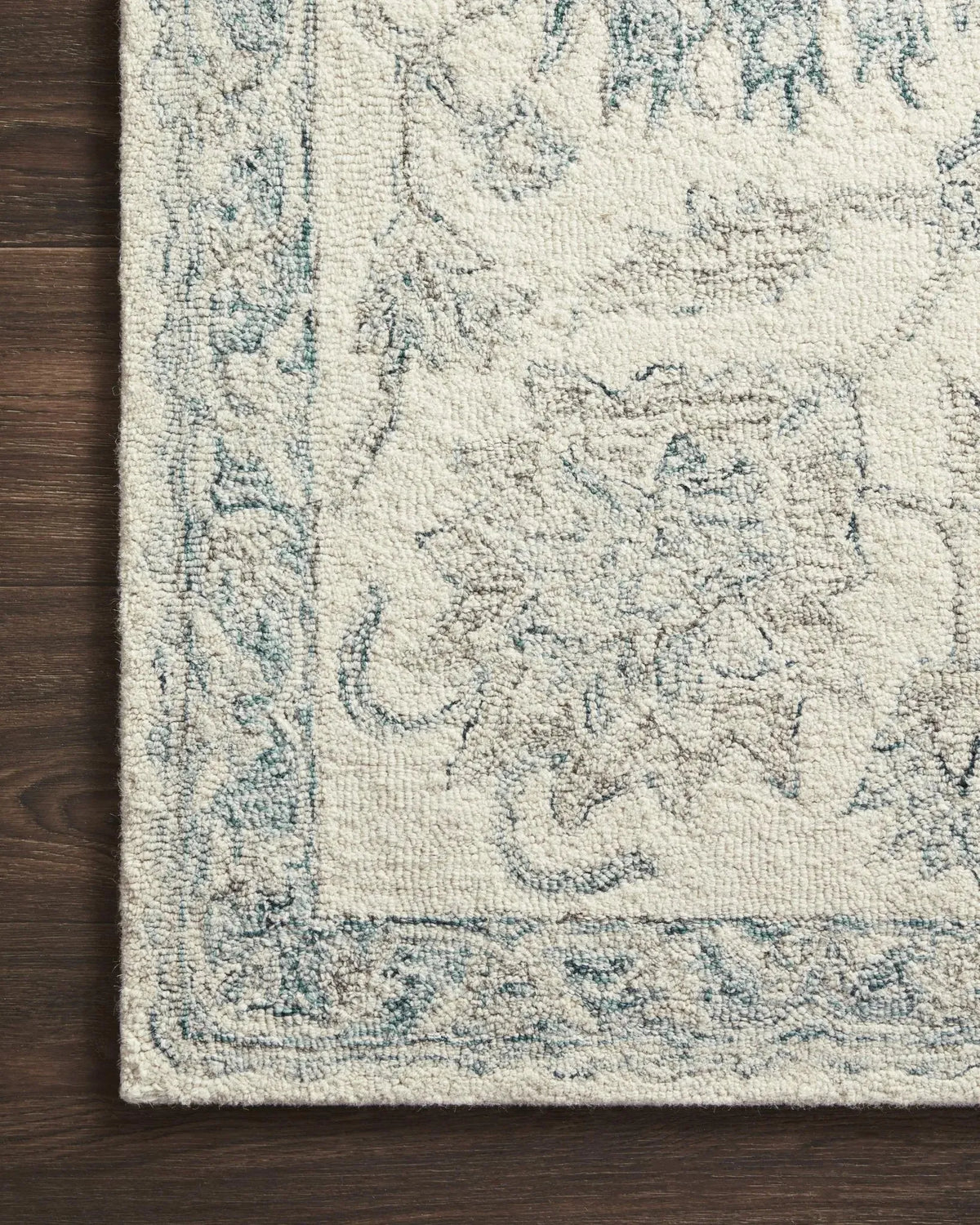 Norabel Nor-04 Ivory/Blue Rug