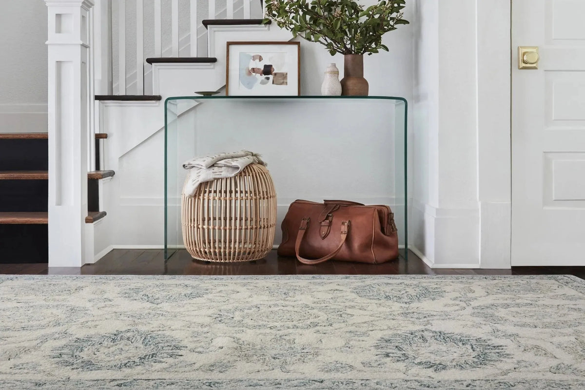 Norabel Nor-04 Ivory/Blue Rug