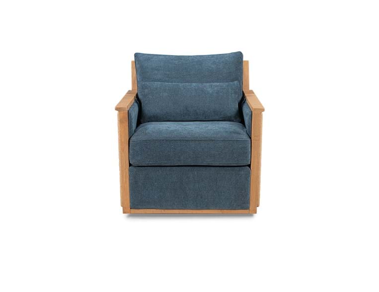 Norman Swivel Accent Chair Teal - Rug & Home