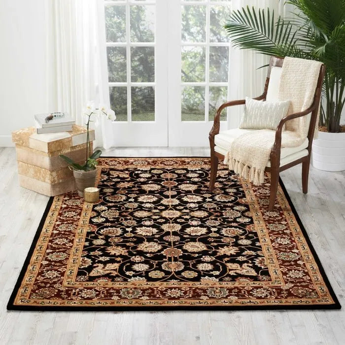 Nourison 2000 2017 Black Rug - Rug & Home