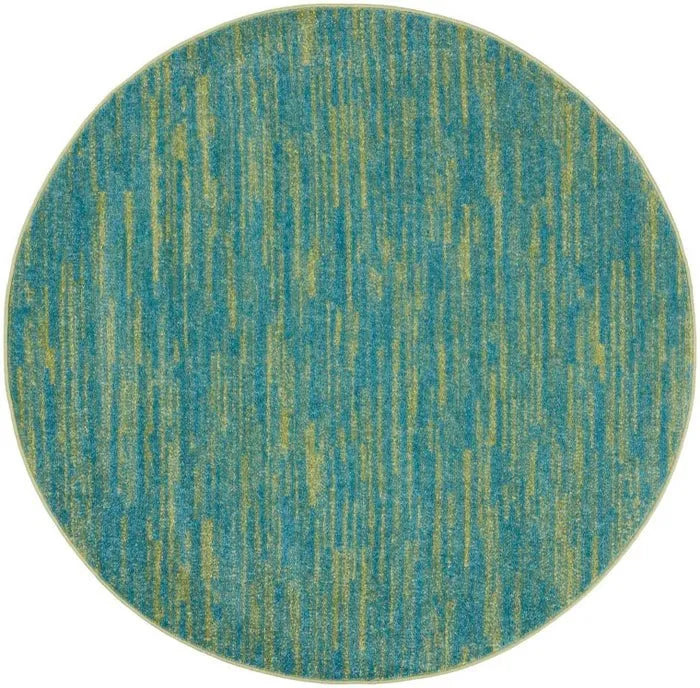 Nourison Essentials NRE01 Blue Green Rug - Rug & Home